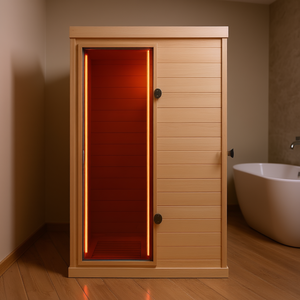 Sauna Individual de Madera de Hemlock con Calefacción por Infrarrojos para Uso en Interiores - Product Image 2