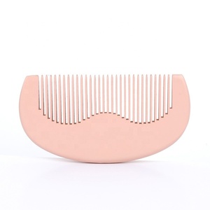 Nhãn Hiệu Riêng Gỗ Màu Hồng Tóc Lược Du Lịch Xách Tay <span class=keywords><strong>Pocket</strong></span> Beard <span class=keywords><strong>Comb</strong></span> Biểu Tượng Tùy Chỉnh - Product Image 3