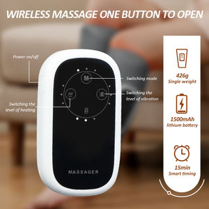 Masajeador eléctrico inalámbrico para piernas y pies, máquina de masaje con vibración de movimiento, terapia de calor caliente, compresión de aire - Product Image 4