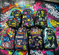 Sac à dos pour ordinateur portable personnalisé avec graffiti, sacs d'école pour étudiants, design par sublimation, sac à dos de voyage pour hommes et femmes