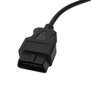 Cable adaptador de diagnóstico para camiones pesados, conector OBD2 macho en ángulo recto a receptáculo Tipo 2 J1939 de 9 pines, arnés de cableado para coche - Product Image 3