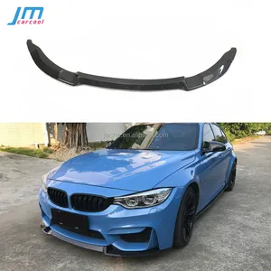 Sợi Carbon/FRP/Khô Carbon Front Bumper Lip Spoiler Cho BMW 3 Series F80 M3 4 Series F82 F83 M4 2014 2018 FRP Đầu Cằm Xe Sty