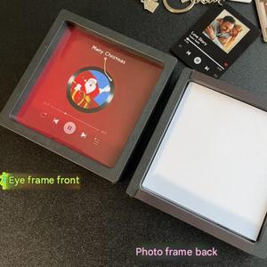 Aimant de réfrigérateur musical en acrylique personnalisé pour souvenir de voyage, avec photo personnalisée et son, rechargeable par USB, pour décoration intérieure et cadeau - Product Image 3