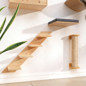 Estantes de Pared para Gatos de Madera Ecológica de Alta Calidad, Hamaca y Plataforma para Gatos, Muebles para Escalar y Jugar - Product Image 4
