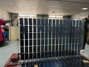 Paneles Solares Transparentes Bifaciales Personalizados para Invernaderos, BIPV FS225W - Product Image 2