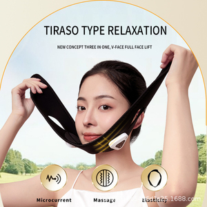 New Electric Microcurrent mặt thiết bị nâng giảm béo V mặt định hình Massager đôi cằm giảm tốc mặt nâng máy - Product Image 5
