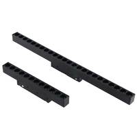 Sistem Lampu Rel Magnetik Modern QCXGDB120 12W - Lampu Sorot Linear LED Tersembunyi dengan Konstruksi Aluminium