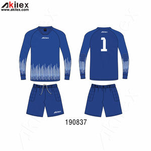 Akilex Seragam Jersey Penjaga Gawang Sepak Bola, Pakaian Tim Profesional Desain Warna Sepak Bola Ukuran Kosong 2022 - Product Image 4