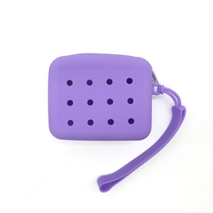 New Designer Handbag DIY Silicone Wallet Card Bag Coin Purse Waterproof <b>Jelly</b> Mini Portable Wrist Bag - Product Image 2