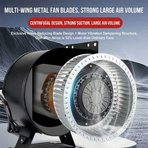 FLJ可変周波数遠心ファン220ボルト産業用冷却ファン多枚羽根エアチャンバーブロワー - Product Image 5