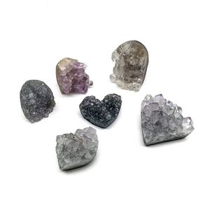 Bán Sỉ Cụm Địa Kỹ Thuật Thạch Anh Tím Pha Lê Tự Nhiên Kích Thước Nhỏ Địa Kỹ Thuật Trang Trí Thạch Anh Tím Thủ Công Pha Lê Giá Rẻ - Product Image 5