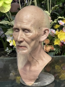 Statua Artigianale Iper Realistica 1:1 in Silicone e Cera, Scultura Personalizzata di Monaco Cinese a Grandezza Naturale, Maestro Buddista, <span class=keywords><strong>Arte</strong></span> Scultorea Umana - Product Image 6