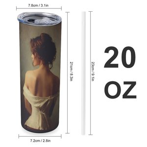 Custom Logo 20oz Stainless Steel <b>Insulated</b> Tumbler Travel <b>Cup</b> Durable Straight Design - Product Image 1