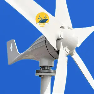 6kw 10kw 15kw 20kw 25kw 30kw 250kw 220v 230v 48v 12 volt wind turbine motor micro generator system prices trade for house