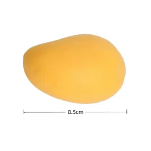 Balle anti-stress en latex pelucheux en forme de mangue, à récupération ultra-lente, jouet de décompression et anti-anxiété - Product Image 2