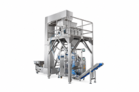 Automatische 520D Verticale Verpakkingsmachine 50g-2kg 4-kops weegschaal patroonhopper voor graan, gedroogd fruit, snoep, voedsel, korrelige verpakkingen