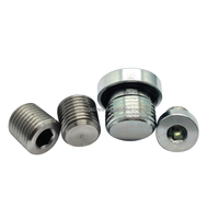 Vis à tête cylindrique à six pans creux DIN 931 M8 en acier inoxydable, pointe plate, finition noire, classe 4.8 et 6.8, pour connexion