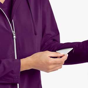 Scrub jogging modis, kelas atas stik ritsleting mewah seragam rumah sakit seragam medis Pria Wanita Set Scrub srub - Product Image 5