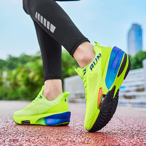 รองเท้าวิ่งใส่ได้ทั้งชายและหญิงน้ำหนักเบารองเท้าวิ่งออกกำลังกายสำหรับนักกีฬาซับในตาข่ายด้านบนพื้นรองเท้ากลางพื้นรองเท้า - Product Image 2