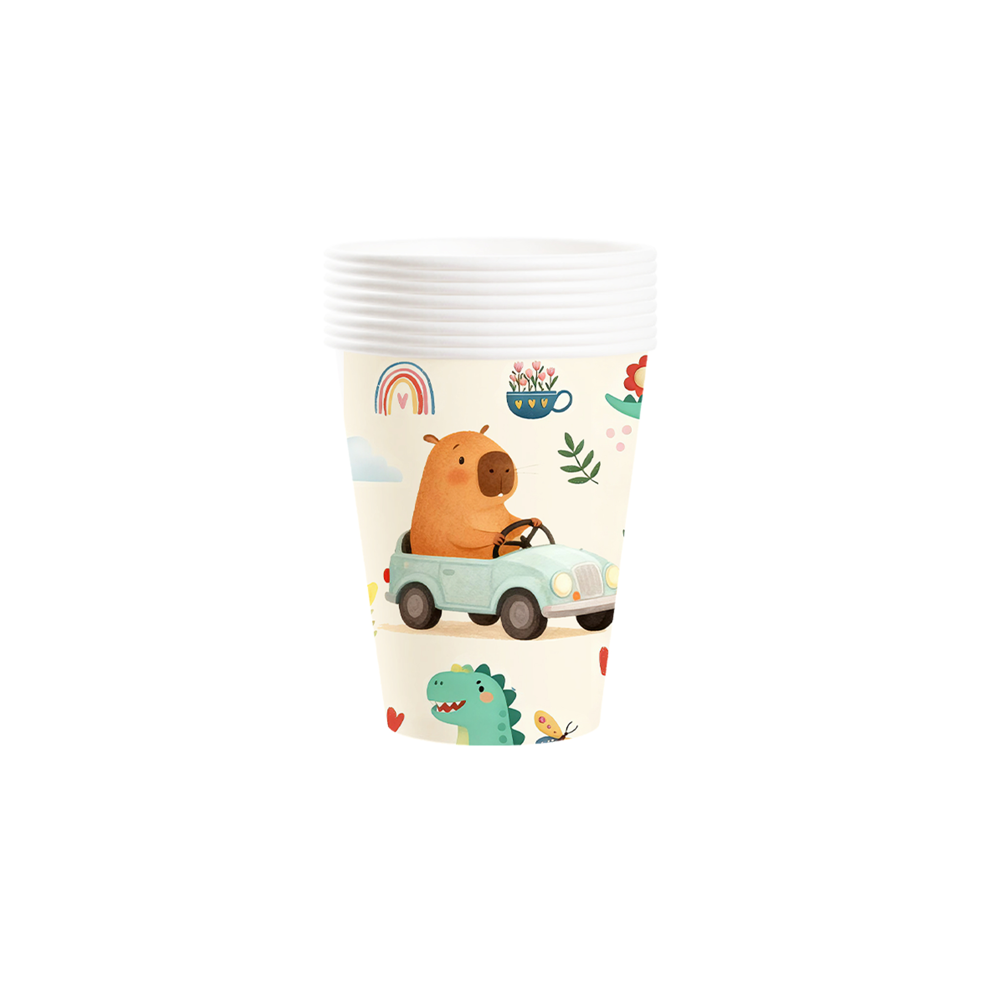 vaso de papel de 9 oz