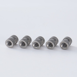 Machinable Brass Nuts M4 6.0 8L With Straight Grooves For Furniture Hardware Insert Applications - Product Image 3