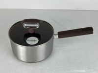 Nouvel ensemble de batterie de cuisine en acier inoxydable triple couche de titane, comprenant une marmite de 20/24 cm, une poêle à frire de 24 cm et une casserole de 18 cm avec couvercle, pour la cuisine