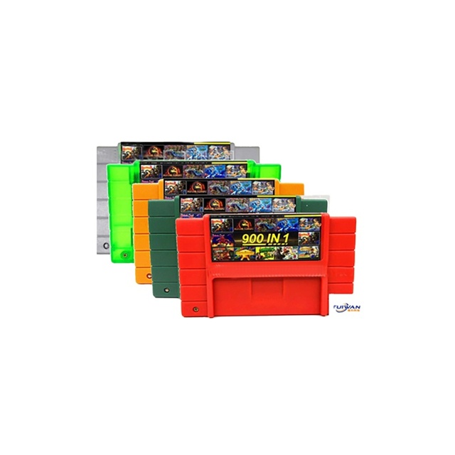 900 in 1 Brand New USA/NTSC Version USA System Super 16-bit Video Game Cartridge for Super Nintondo Entertainment System