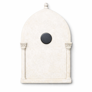 מגנט למקרר בצורת קשת אסלאמית של WeiVista, עשוי שרף ופסיפס, מגנט למקרר בהתאמה אישית, מזכרת דקורטיבית סיטונאית - Product Image 2