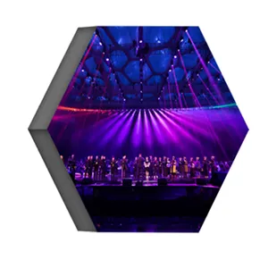 Enbon Hexagon Flexibele Hd Screen P3mm Indoor Creative Led Display