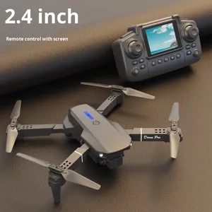 E88 Mini Có Thể Gập Lại 4K HD Máy Ảnh Drone UAV Quadcopter Dài Phạm Vi Điều Khiển Từ Xa Cho Người Mới Bắt Đầu Chụp Ảnh Trên Không Làm Bằng Nhựa - Product Image 5