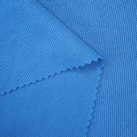 Tela de malla de piqué PK de un solo lado de poliéster 100% resistente al desgaste sostenible de alta calidad para pantalones cortos deportivos, polos, gorras