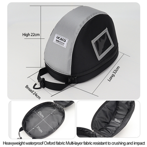 Borsa porta casco UCACO per sci, equitazione e ciclismo, impermeabile, organizer, custodia protettiva per cappelli - Product Image 2