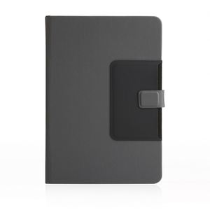 Carnet à anneaux A5 IStapromo, couverture rigide en cuir PU, planificateur remplaçable avec pochette, journal rechargeable pour affaires - Product Image 4