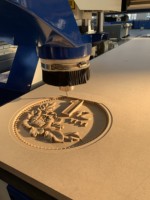 Machine de gravure 3D CNC 1325 ATC à 8 outils interchangeables linéaires pour la fabrication de meubles