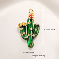 Collier pendentif DIY Fleur de Camélia et Tulipe pour Enfants, en Cuivre Plaqué Or avec Zircon, Breloques Tendance
