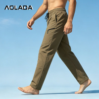 Nouveau pantalon chino léger de haute qualité pour homme, coupe droite, taille plate, délavé foncé, idéal pour le golf, formel ou décontracté, vente en gros