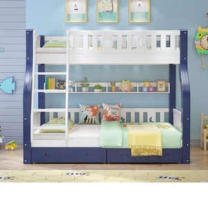 Đồ Nội Thất Trẻ Em Giường Tầng Trẻ Em Giường Tầng Bằng Gỗ Có Trượt Cho Bé Gái Giường Gỗ Sơn Mài - Product Image 5