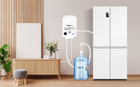 Distributeur de bouteilles à double baril 5 gallons 3.8LPM 110A AC Machine à glace pour café Pompe à eau potable portable de qualité alimentaire