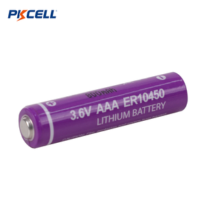 Venta al por mayor Lisocl2 ER10450 3,6 V 800mAh AAA pequeño tamaño 10450 litio auriculares batería recargable para rastreador GPS - Product Image 3