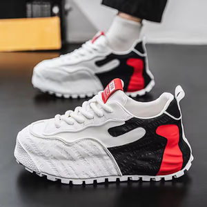 รองเท้าวิ่งกีฬาลำลองอเนกประสงค์ทันสมัยสำหรับผู้ชาย-น้ำหนักเบา ระบายอากาศได้ดี ด้านบนเป็นผ้าตาข่าย ปิดด้วยเชือกผูก พร้อมระบบรองรับแรงกระแทก - Product Image 3