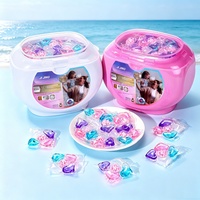 Laundry Detergent Pods Fruit Aroma Fragrance Beads Concentrated 80-85% Active Ingredients Stain-Removing Long-Lasting Scent