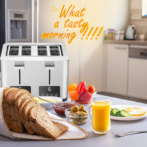 Muestra Gratis: <span class=keywords><strong>Tostadora</strong></span> Digital Inteligente con Función Automática <span class=keywords><strong>de</strong></span> Apertura, Bandeja Recolectora <span class=keywords><strong>de</strong></span> Migas Extraíble, <span class=keywords><strong>Tostadora</strong></span> <span class=keywords><strong>de</strong></span> 4 Rebanadas - Product Image 4