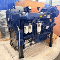 Moteur diesel marin 6 cylindres Weichai WD12 WP12 Baudouin 6W126MC400 400ch 450ch pour bateau