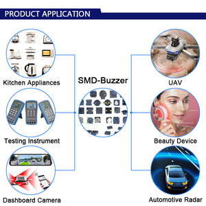 Mini zumbador SMD de 9mm CA 2731Hz, alarma de Audio Universal con sonoridad de 85dB, 3 voltios, alarmas magnéticas pasivas, zumbadores, sirenas - Product Image 3