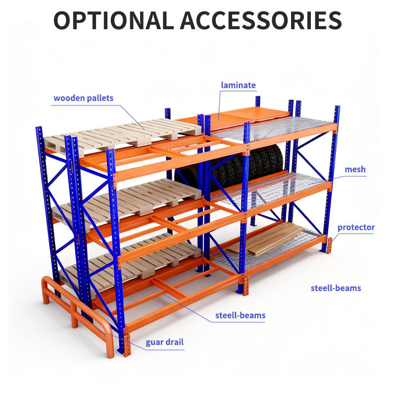 Adjustable Heavy Duty Pallet Rack 1000kg 2000kg 3000kg Per Layer for ...