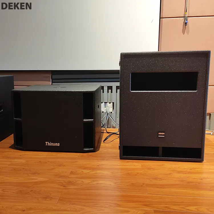 DEKEN P15S Professional Audio 15-Zoll-Aktiv-Subwoofer 4 Ohm 600-Watt-Aktivbass-Lautsprecher mit integriertem Verstärker modul