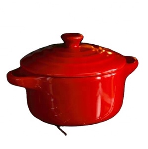 Enamel Cookware Enamel <strong>Cooking</strong> Soup <strong>Pot</strong> <strong>Ceramic</strong> <strong>Pot</strong> - Product Image 2