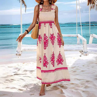Robes décontractées pour femmes à taille empire et motifs floraux, mode durable, vente en gros et achats en gros