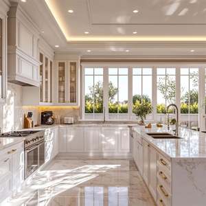 Penderie modulaire en bois massif, écologique, sur mesure, avec tiroirs à fermeture douce, solution de rénovation de cuisine - Product Image 3