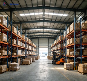 Low Cost High Strength Large Span Prefabricated Light Steel Structure Workshopl Mall Industrial Steel <b>Frame</b> Building - Product Image 5